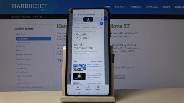 Как сделать скриншот на HUAWEI Nova 5t. Снимок экрана HUAWEI Nova 5t смотреть онлайн