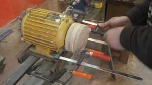 Шкив из фанеры на электродвигатель.
