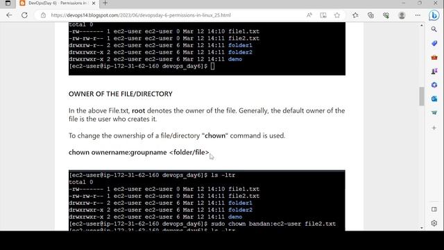 DevOps(Day-11) - Permissions in Linux - chmod,chown,chgrp,getfacl,setfacl смотреть онлайн