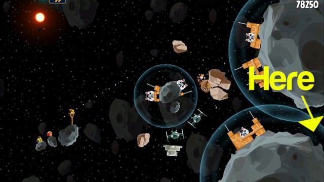 Angry Birds Star Wars Boba Fett Jetpack Location 3 - Hoth Level 3-27 | WikiGameGuides