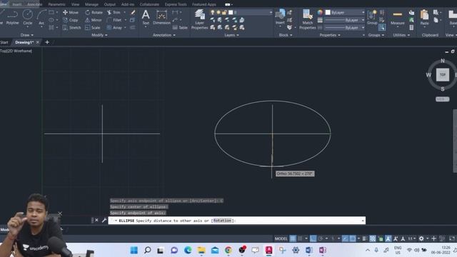 How to use Ellipse and Elliptical ARC Command in AutoCAD | Ellipse and Elliptical ARC | Autocad 202 смотреть онлайн