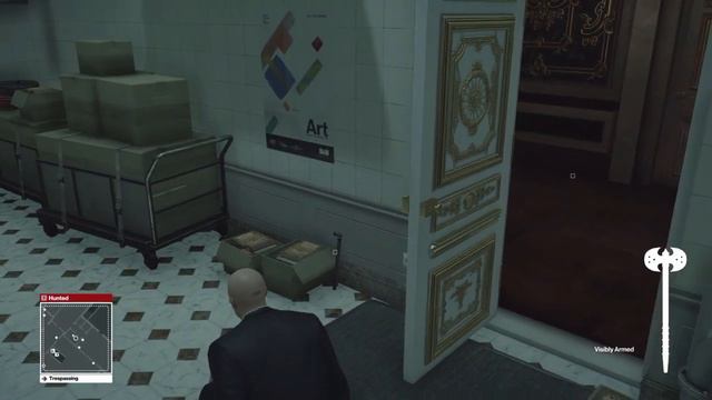 Hitman 3 - Where to find the Battle Axe in Paris смотреть онлайн