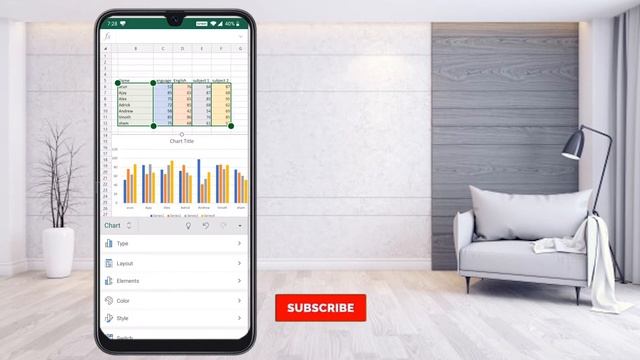 How to Insert Chart in Excel from mobile смотреть онлайн