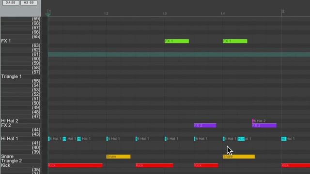 MIDI Editor - Named Notes View in REAPER смотреть онлайн