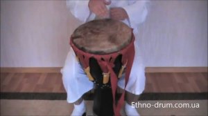 Джембе, диаметр 34,5 см. высота 69 см.