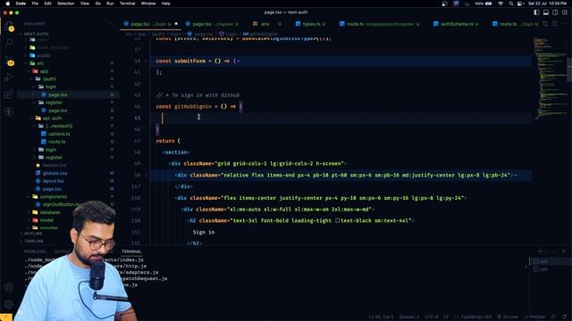 Github Login In Next js 13 ,Typescript ,NextAuth js (Complete Authentication Part -2) смотреть онлайн