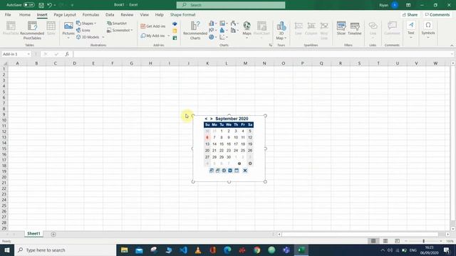 How to use mini calendar and date function in Excel смотреть онлайн