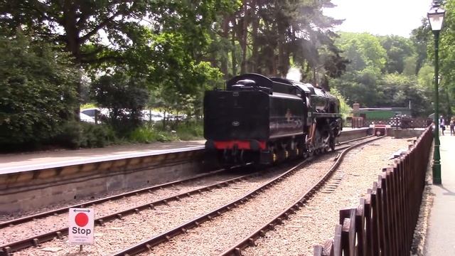 BR Standard Class 9F 'Black Prince' - A Canon Legria HF R66 Test смотреть онлайн