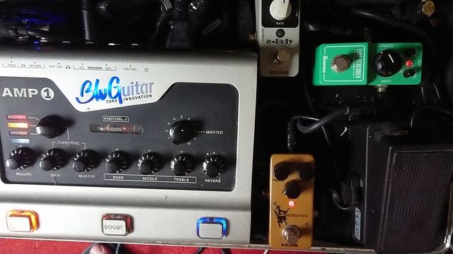 amp 1 into a harley benton pa100,nux horseman into tube screamer...! смотреть онлайн