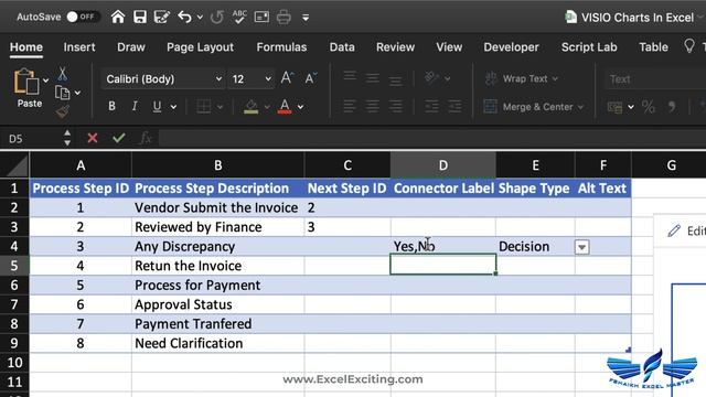 Create Organizational & Business Flowcharts Linked to Excel (mac & windows) смотреть онлайн