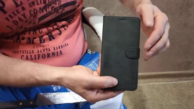 распаковка посылочки с Али Экспресс, чехол книжка на телефон POCO X3NFC