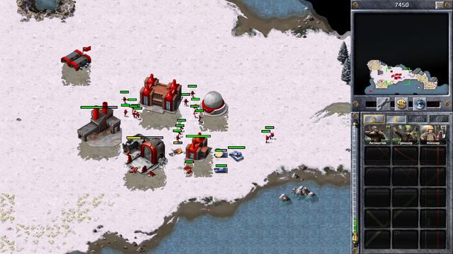 C&C Red Alert Remastered Прохождение. СССР. 10 и 11 Миссии.
