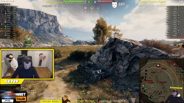 Актер в WoT #514 | Танки пропали с карты! Не может их найти!