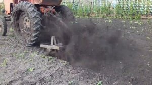 Почвофреза самодельная на т-25
