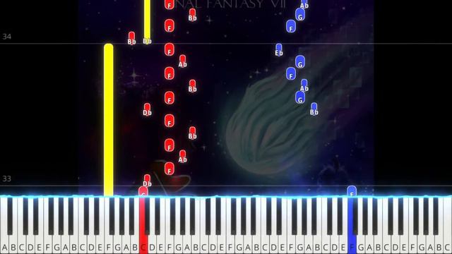 TPR - Jenova Complete (from Final Heaven) - 31 - Final Fantasy VII Piano Tutorial | Note Chart смотреть онлайн