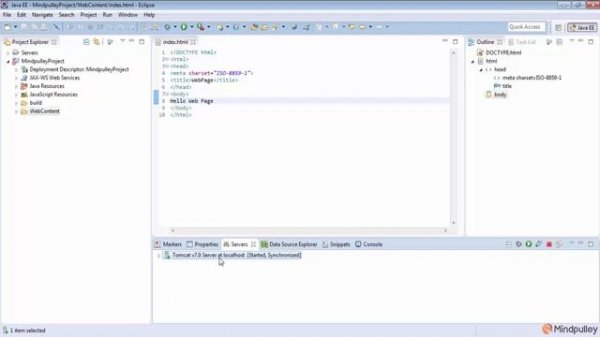 093 Creating and rendering default page - Advance Java Beginners to Expert