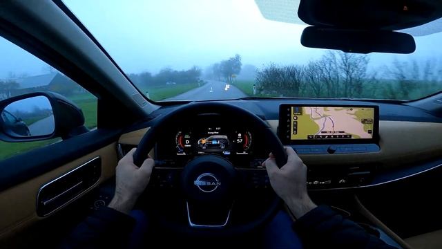 NEW Nissan X-TRAIL 2023 - POV test drive & REVIEW (e-POWER 213 PS) смотреть онлайн