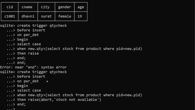 Create Trigger In SQLite And Assignment Solution With Practical, #coding #practical #clanguage #c++ смотреть онлайн