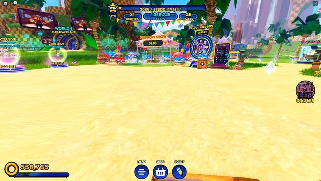 Sonic Speed Simulator - Fireworks Event!! смотреть онлайн