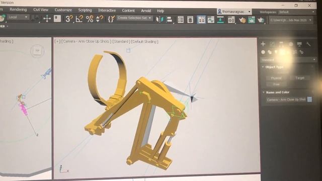 3ds Max - Heil Python Animation - Playing with Camera Angles смотреть онлайн