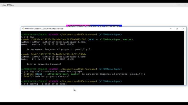 GIT tutorial 7 - Comando GIT adog y uso de alias смотреть онлайн