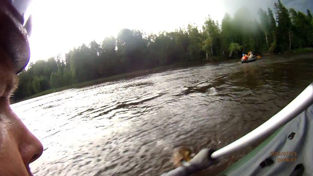Карелия, Вама-Водла, 2013-07-23 #08 - Подходим к стоянке смотреть онлайн