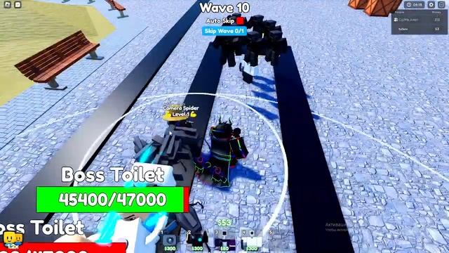 играем в симулятор туалеты дефенс за камера менов