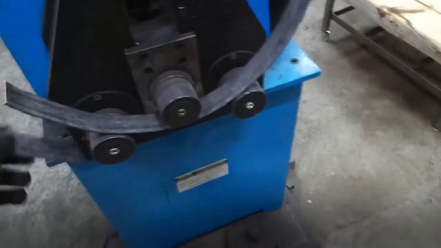 Станок UNV 3-2_ полоса 40_4 мм_с тиснением._Изготовление обруча. _Кузнец Кулибин. смотреть онлайн