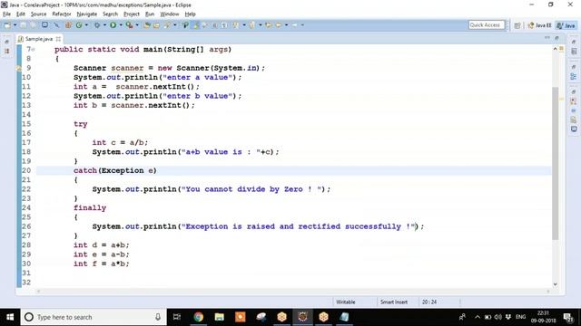 Exception Handling [Complete] By Madhu Vundavalli смотреть онлайн