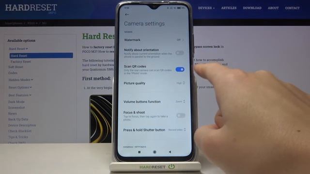 How to Activate QR Code Scanner in POCO M3 - Allow Camera to Scan QR Codes смотреть онлайн