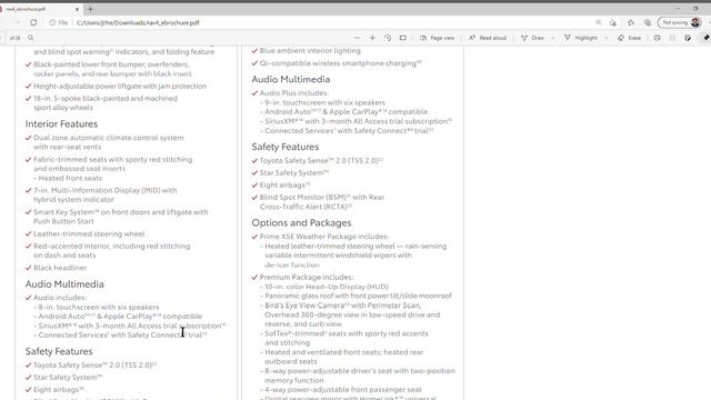 Full 2021 RAV4 Brochure (every page): RAV4, RAV4 Hybrid and RAV4 Prime смотреть онлайн