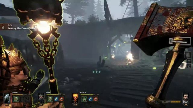 Warhammer: End Times - Vermintide. Engines of war (Hard) с Валерой и Никитой. смотреть онлайн