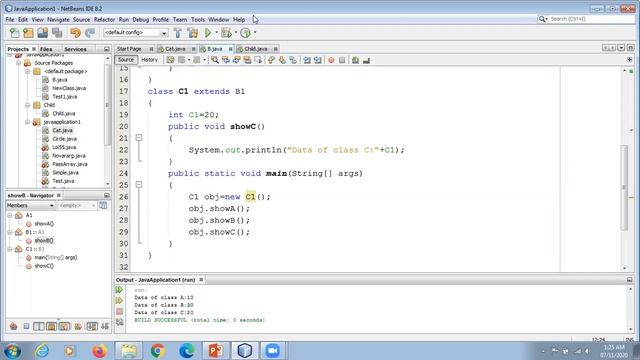 Inheritance in Java, Use of Super keyword смотреть онлайн