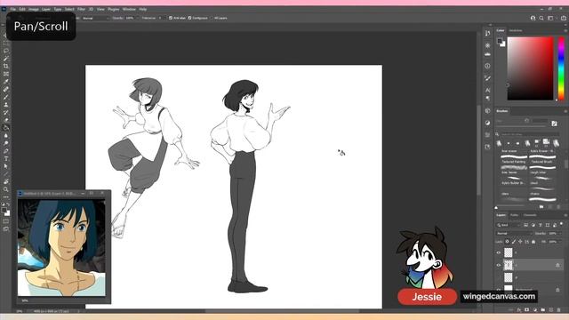 ? Drawing STUDIO GHIBLI Fanart ✍? Digital Art w/ Jessie Chang смотреть онлайн