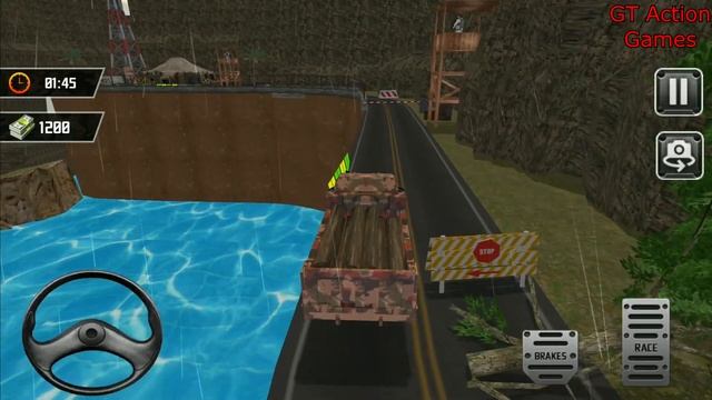 US Army Cargo Transport Truck Driving Simulator - Army Car Game - Offroad Army Cargo - Android Game смотреть онлайн