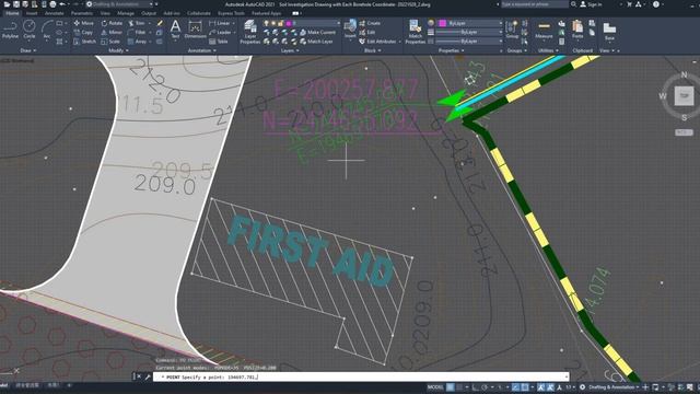 How to superimposed Auto cad drawing with actual coordinate(@malikengineering142 ) смотреть онлайн