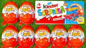 100 Распакованных киндер-сюрпризов! Специальная серия! Много шоколада Kinder Joy