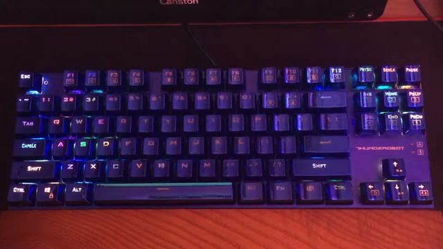 Thunderobot BlueBlood K750B LED 테스트 смотреть онлайн