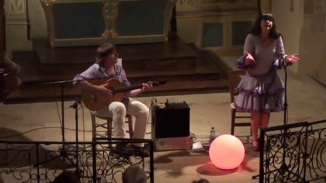 Duo Flamenco "Qué son" Concert Eglise de Curemonte Août 2014 смотреть онлайн