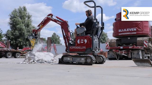 Kobelco SK10SR-2E Minigraver Voor Blijleven In De Praktijk