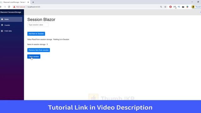 Creating and Using Session in Blazor | BCL смотреть онлайн