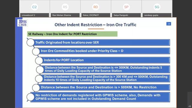 FOIS Webinar On   Restrictions   TFA Till Further Advice Dated 11/09/2020