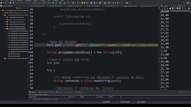 38. Agregar Elem. desde Archivo txt a un Array Unidim. (Parte02) | Estruct. de Datos y Alg. en Java смотреть онлайн