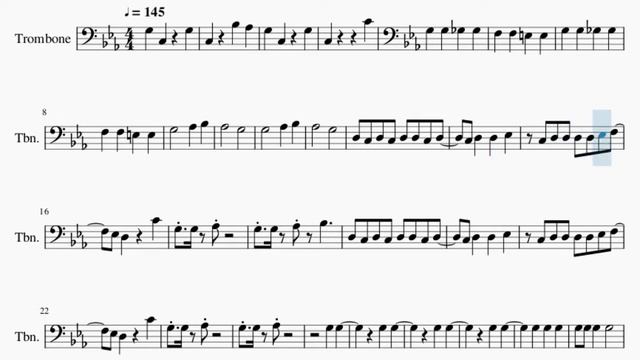 Trombone Sheet Music: How to play The Rumbling (Attack on Titan) by SiM смотреть онлайн