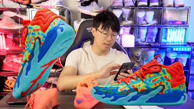 First Look at the PUMA MB.03! Lamelo Ball's Shoe! смотреть онлайн