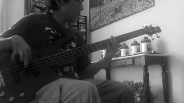 Muse - Hysteria (bass cover) смотреть онлайн