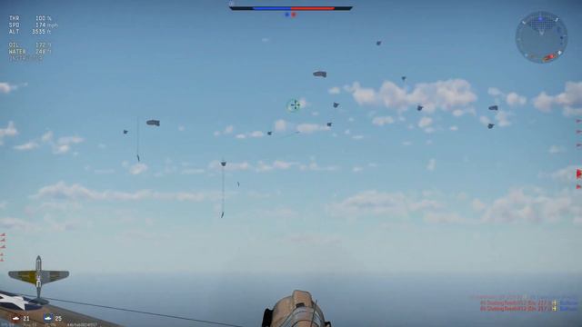 War Thunder- P-40E-1 " What's safety?!" смотреть онлайн