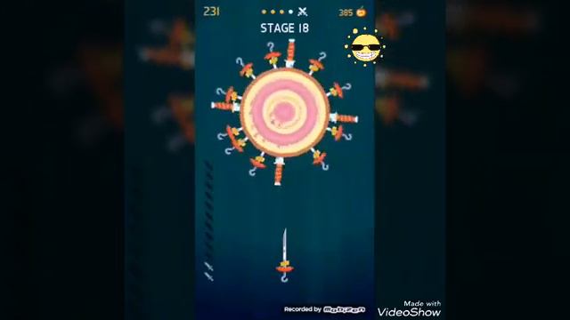Играю в Knife Hit (ссылка на игру в описание) смотреть онлайн
