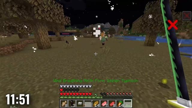 SPEED RUNNING the DEMON SLAYER MOD for Minecraft!! [World Record?!] смотреть онлайн