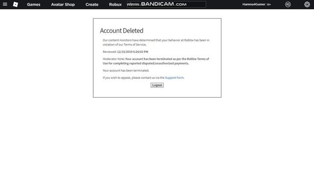 My Roblox Account Got Deleted!!!!!! :( смотреть онлайн